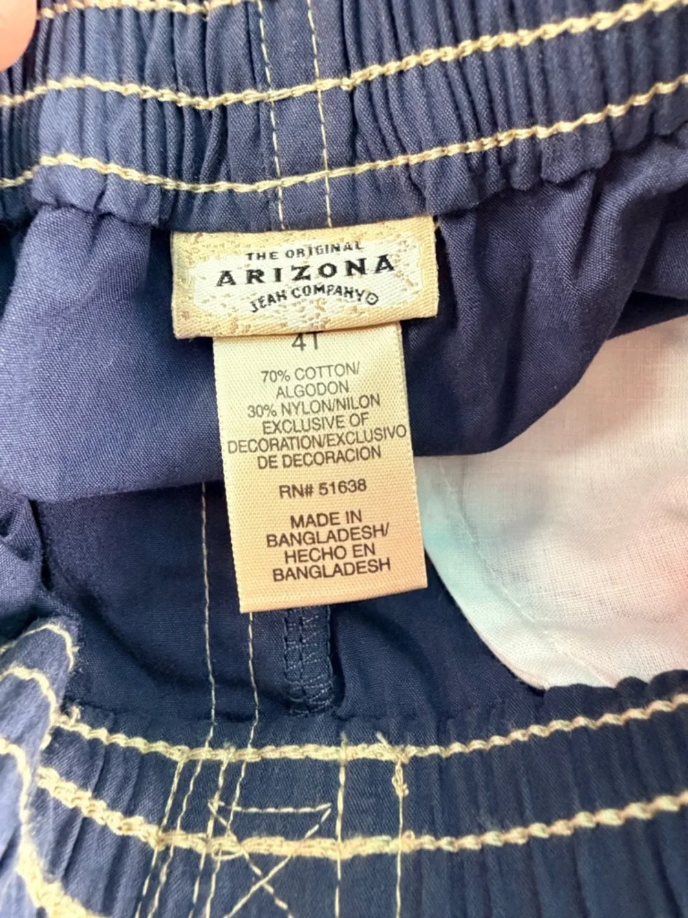 Arizona Shorts Size 4 Lot (2)  Blue Cargo Chino Running Outdoors Bottoms New